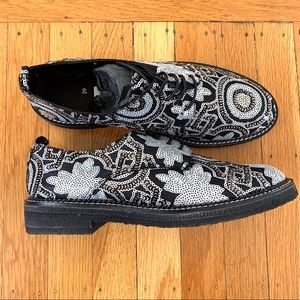 Miista London Sequined Oxfords Sz 39 (8.5) NIB